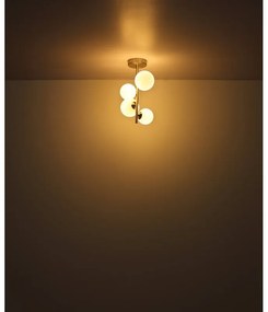 Plafoniera 4L design modern Riha nichel