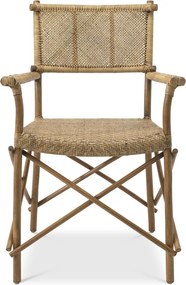 Scaun design clasic din rattan Johor, natur 114647 HZ