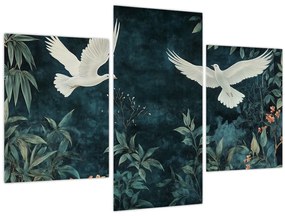 Tablou - Două porumbei (90x60 cm)
