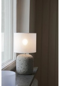 Veioză gri cu abajur textil (înălțime 33 cm) Montagna – Markslöjd