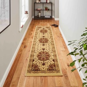 Covor tip traversă roșu/bej 67x240 cm Heritage – Think Rugs