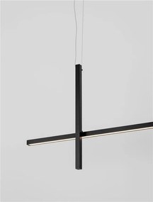 Lustra LED suspendata stil minimalist LOOMA negru