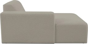 Modul pentru canapea maro deschis cu tapițerie din stofă bouclé (cu colț pe partea stângă ) Roxy – Scandic