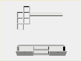 Mobilier living Erico (alb). 1102087