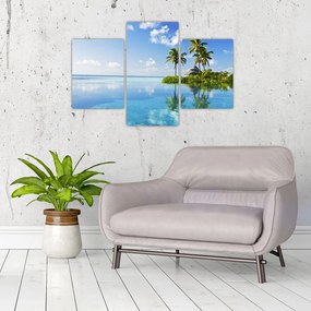 Tablou - Insula tropicală (90x60 cm)