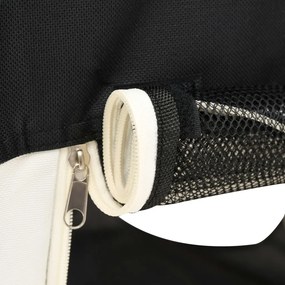 Tarc de caini pliabil cu sac de transport, negru, 110x110x58 cm Negru, 110 x 110 x 58 cm