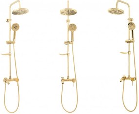 Baterie pentru dus Luis gold - H 105 cm