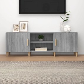Comoda TV, gri sonoma, 150x30x50 cm, lemn prelucrat 1, sonoma gri