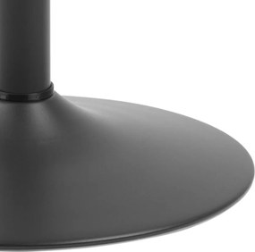 MAZZONI EXPORT KORFU Negru - MASĂ ÎNALTĂ DE BAR/BUCĂTĂRIE FURNIR PICIOR DIN OȚEL