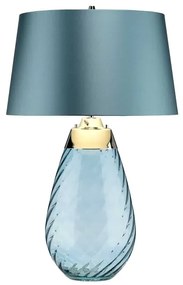 Elstead LENA-TL-L-BLUE - Lampă LED de birou LENA 1xE27/60W+1xGU10/7W albastru