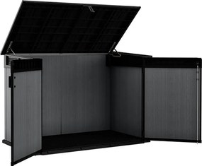 Ladă de grădină din plastic Cortina Mega gri