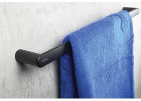 Suport de prosoape de perete ROUND 62,8 cm, negru - Deante ADR_N621