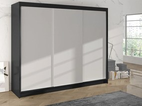 Garderoba Galiana II (negru + alb). Promo -17%. 1054068