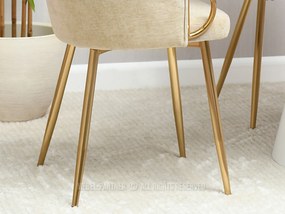 Scaun Carma K (crem + auriu). 1110997