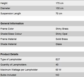 Candelabru XXL design LUX Nostalgie Chandelier LU 1319/4+8+16+8+4+1 MS/328,329op glanz OR