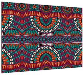 Tablou cu bastracție ornamentală (70x50 cm)