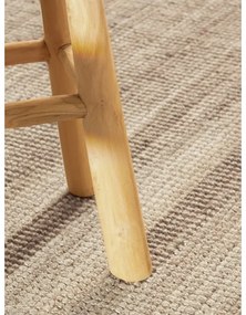 Covor taupe rotund din iută ø 160 cm Bouclé Jaipur – Hanse Home
