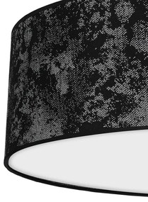 Plafonieră SATINO 3xE27/60W/230V neagră/gri