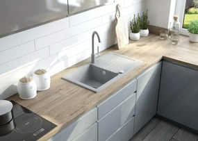 Baterie bucatarie Deante Milin Gri BEU S62M