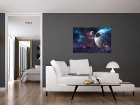 Tablou cu cosmos (90x60 cm)