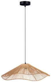 Lampă de tavan VELTO cu abajur împletit, 35 cm