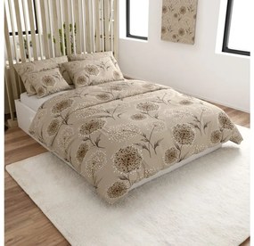 Lenjerie de pat din crep PAMPELINO BLEND maro deschis Dimensiune lenjerie de pat: 70 x 90 cm | 140 x 200 cm