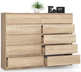 Comodă Kurtinaitis 10SZ (stejar sonoma). 1068816