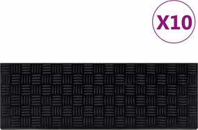 vidaXL Trepte de scară, 10 buc., 25x75 cm, cauciuc