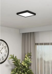 Eglo 901374-LED FUEVA-Z, plafonieră de baie dimabilă LED RGBW, 10,5W/230V, 22x22cm, IP44, negru