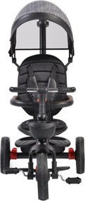 Tricicleta pliabila cu copertina NOVOKIDS™ Classico Trike , Pedale si maner pentru parinti, Scaun reversibil cu rotire 360 grade , Functie Free