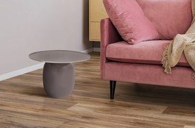 Masuta de cafea rotunda din fier 51x51x40,5 cm gri