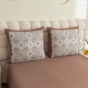 Lenjerie de pat din microfibra TIVESSA maro Dimensiune lenjerie de pat: 70 x 80 cm | 140 x 200 cm