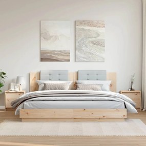 vidaXL Noptiere, 2 buc., 40x30,5x40 cm, lemn masiv de pin