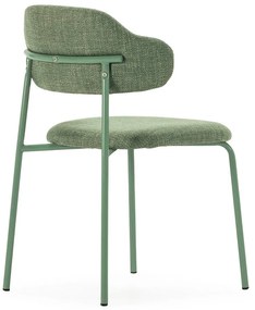 Scaune de dining verzi 4 buc. Adriel – Marckeric