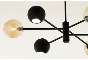 Lustră pe tijă Jupiter 1993 MOKA 3xGU10/10W/230V + 3xG9/10W/230V negru/bej