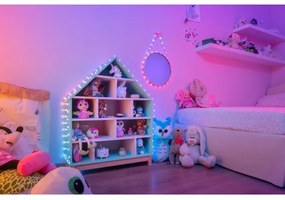 Instalație LED RGB dimabilă de Crăciun 200xLED 14 m USB Wi-Fi Twinkly TWKH200RGB-G