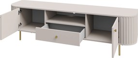 Comodă TV Lento 181 cm cu sertar - bej nisipiu