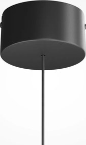 Lustra LED suspendata Float sticla fumurie