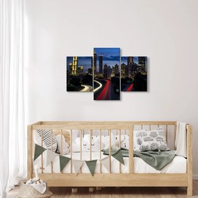 Tablou cu orașul nocturn (90x60 cm)