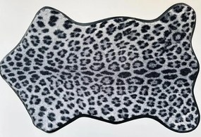 Covoras lavabil Leopard gri 50/75 cm