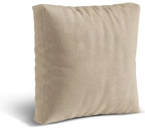 Pernă pentru canapea modulară bej cu tapițerie din catifea Martina – Micadoni