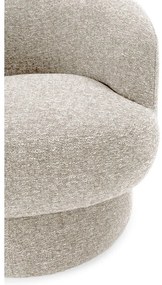 Fotoliu bej pivotant Dali – MOME