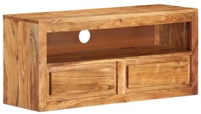 Comode TV, 2 buc., 88x30x40 cm, lemn masiv de acacia 2, lemn masiv de acacia