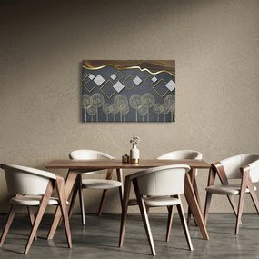 Tablou cu abstracție (90x60 cm)