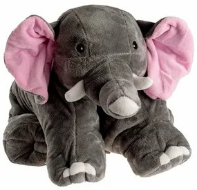 Termofor pentru copii Hugo Frosch Classic 3 în 1cu pernă elefant 1,8 l, gri