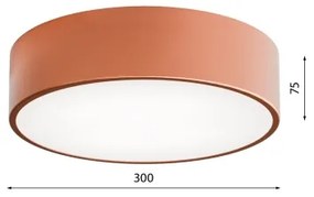 Plafonieră pentru baie CLEO 2xE27/24W/230V d. 30 cm cupru IP54