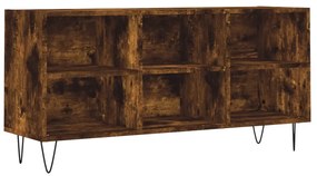 vidaXL Comodă TV, stejar fumuriu, 103,5x30x50 cm, lemn compozit