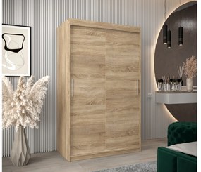 Dulap de haine 120 cm Toki (stejar sonoma + stejar sonoma). 1064816