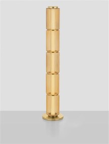 Lampadar LED modern, Metal, Sticla, Chihlimbar, VESPER
