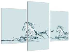 Tablou - Cai din picături de apă (90x60 cm)